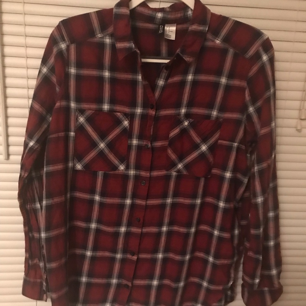 Flannel button up shirt